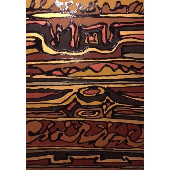 Abstract Kaleidoscopic Perspective Series Abstract Painting by Artist Ronn C. Curlee II For Sale - Image 3 of 3