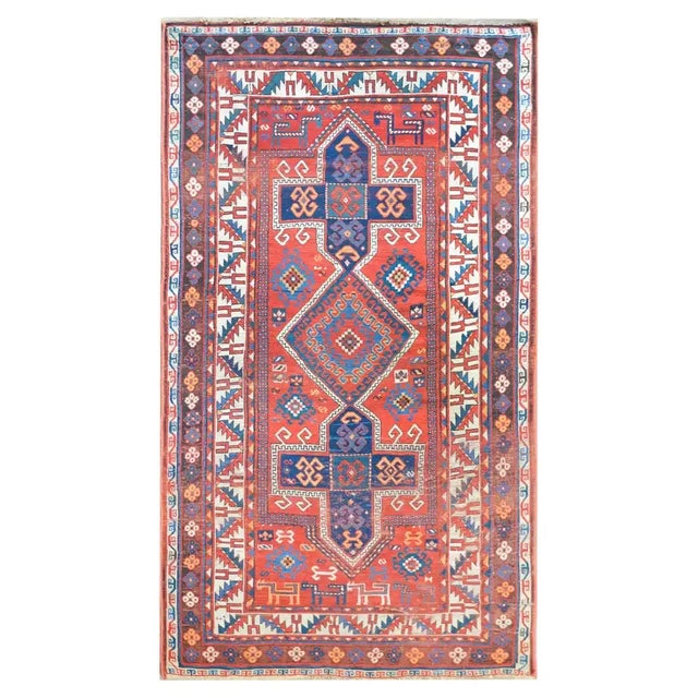 Early 20th Century Persian Kazak Rug For Sale - Image 12 of 12