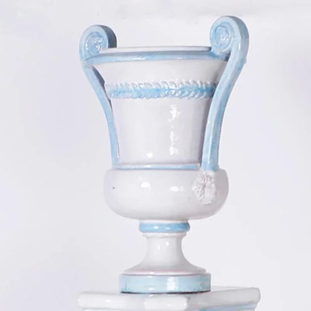 Rococo Antique Rococo Style Glazed Terra Cotta Palace Stove For Sale - Image 3 of 10