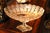 Glass Vintage Bohemian Czech Cut Crystal Footed Centerpiece, Large Brilliant & Heavy For Sale - Image 7 of 11