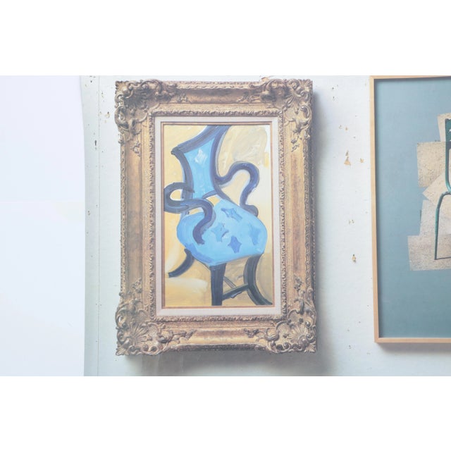 Rare vintage unframed exhibition poster from the Metropolitan Museum of Art's David Hockney: A Retrospective, 1988. It...