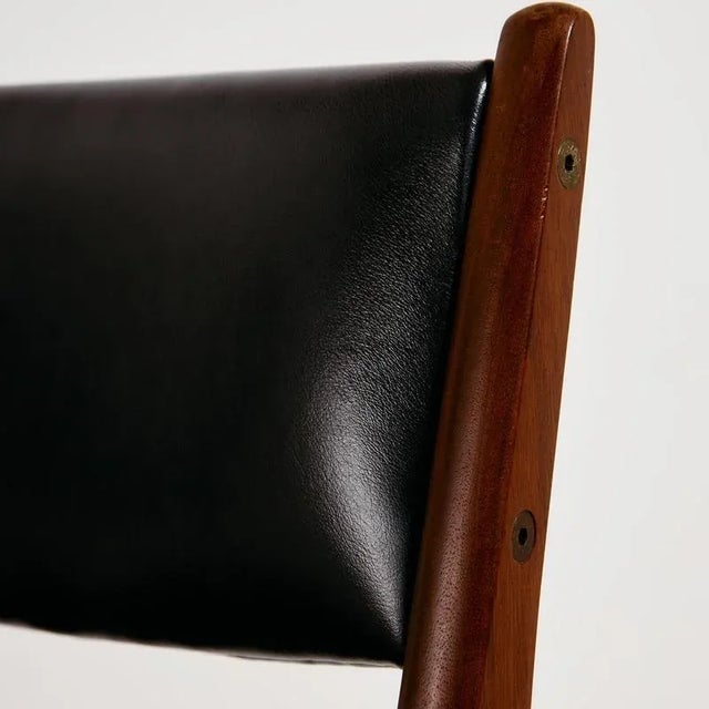 Metal Rosewood Dining Chairs by Vestervig Eriksen for Brdr. Tromborg, Set of 4 For Sale - Image 7 of 18