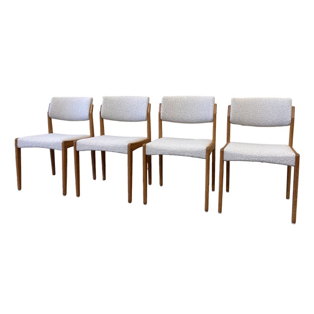 Vintage Dining Chairs by H.W. Klein for Bramin, 1960s, Set of 4 For Sale