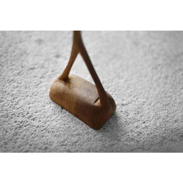 1960s Danish Mid-Century Modern Wood Crane Figurine, 1960s For Sale - Image 5 of 11