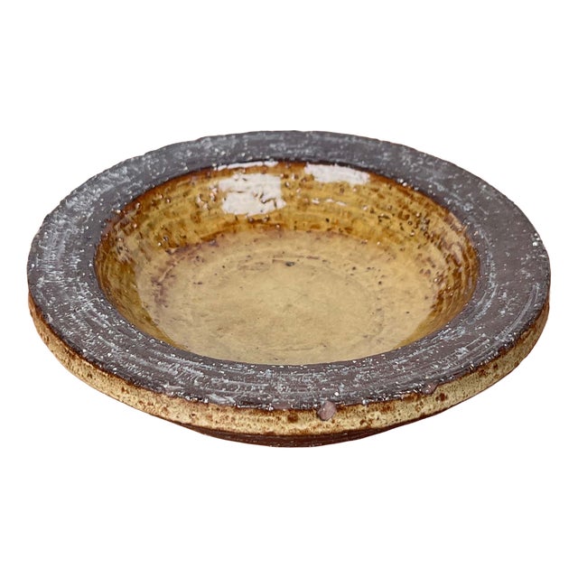 Mid-Century Modern Yellow Danish Studio Pottery Bowl from Michael Andersen Keramik, 1960s For Sale