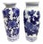 Vintage Cobalt Blue Chinese Half Vase Wall Scones For Sale
