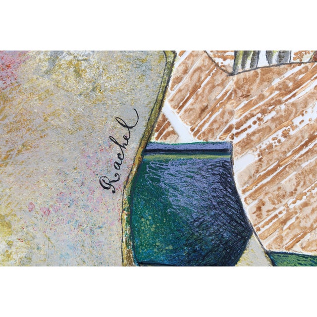 1980s Rachel, Theo Tobiasse Lithograph For Sale - Image 5 of 6