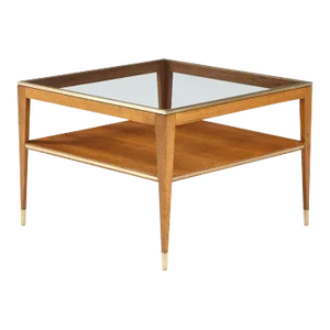 Mid Century Modern Two Tier End Table
