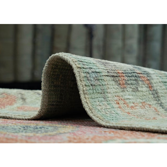 Textile Turkish Oushak Runner Rug 2'10" x 18'9" #17360 For Sale - Image 7 of 8