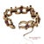 Vintage 0.15 Ct Natural Diamond and 1.20 Ct Ruby Bracelet in 14k Rose Gold For Sale - Image 4 of 12