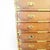 Antique Burlwood Campaign Chest With Brass Hardware – 5 Drawers Over Cabinet For Sale In Washington DC - Image 6 of 7
