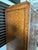 Vintage Maitland-Smith Embossed Leather & Lacquer Armoire / Bar Cabinet For Sale - Image 10 of 11