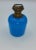 Blue 19th Century French Opaline Glass Perfume Bottle with Miniature Top For Sale - Image 8 of 9