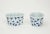 Mottahedeh Pair of Mottahedeh Butterfly Porcelain Cachepots For Sale - Image 4 of 8
