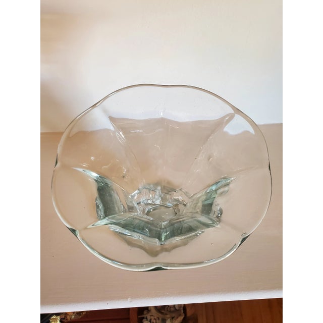 1940s Pressed Glass Dove Vase For Sale - Image 4 of 5