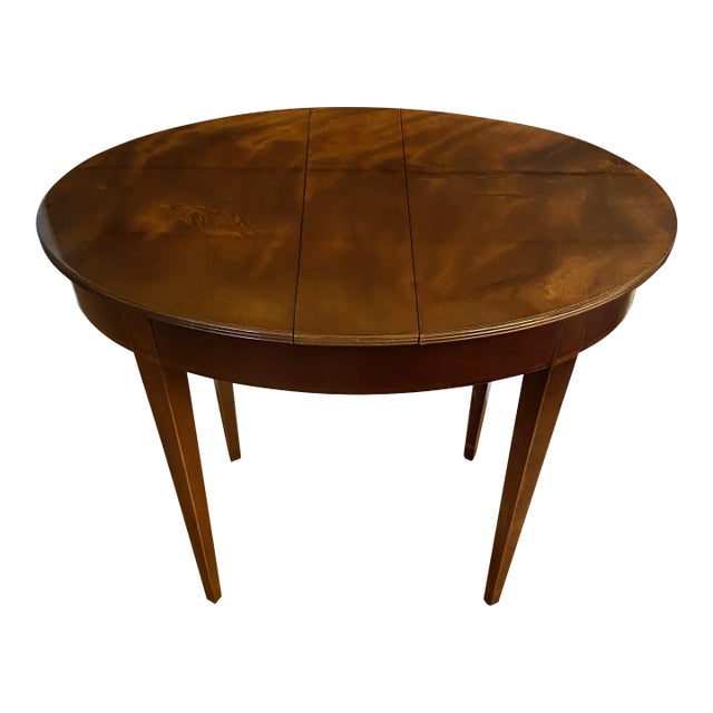 Baker Furniture Neoclassical Anniversary “Work Table” Made of Burl-Wood A Storage Table From the Charleston Collection! For Sale