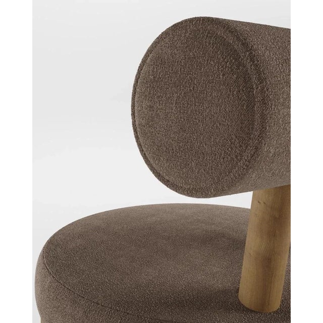 Modern Moca Chair in Boucle and Oak by Collector Studio, in New conditions. Designed from 2000