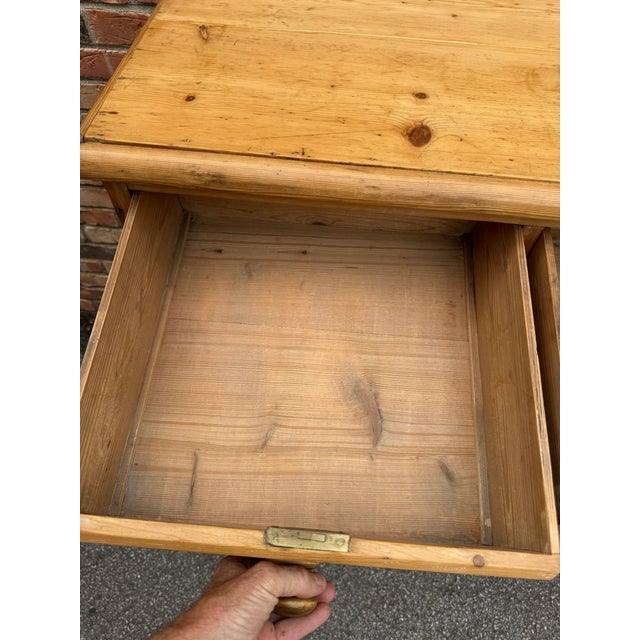 Wood 19th Century English Pine Chest For Sale - Image 7 of 12