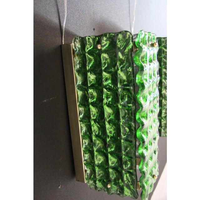 Green Murano Glass Wall Lights, 2000s, Set of 2 For Sale - Image 10 of 18