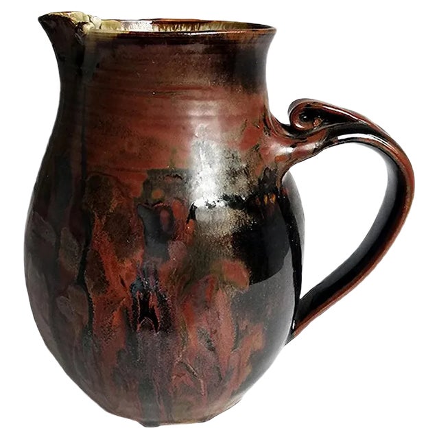 Vintage Terracotta Pitcher, 1950s For Sale
