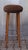 1960s Mid-Century Bar Stool with Beechwood Frame and Metal Ring, 1960s For Sale - Image 5 of 5