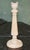 Neoclassical Carved Fluted Limed Oak Candlesticks, Set of 2 For Sale - Image 8 of 12