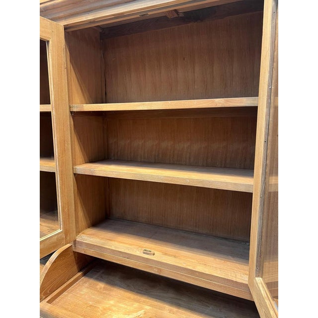 Wood Large Kitchen Display Cabinet For Sale - Image 7 of 8