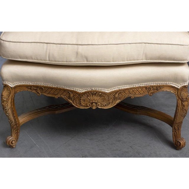 Early 20th Century Early 20th Century One of an Identical Pair of French Louis XV Style Walnut Armchairs For Sale - Image 5 of 10