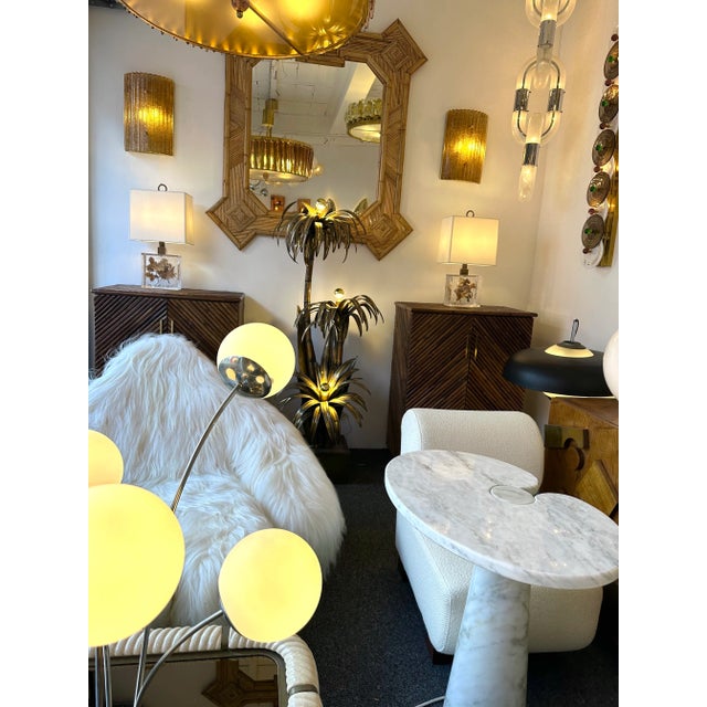 Contemporary Cola Gold Leaf Granita Murano Glass and Brass Sconces, Italy, Set of 5 For Sale - Image 12 of 12