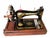 Antique Singer Hand Crank Sewing Machine in Bentwood Case, 1890s For Sale - Image 9 of 9