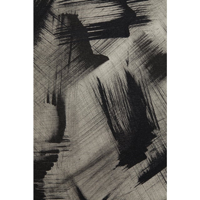 Textile Contemporary Abstract Acrylic on Canvas "Untitled (10.10.22)" by Joan Saló For Sale - Image 7 of 8