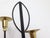 Mid 20th Century Vintage Tommi Parzinger Style Iron and Brass Wall Candle Sconces - A Pair For Sale - Image 5 of 8