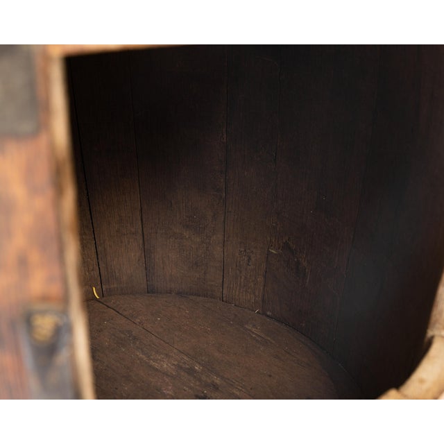 20th Century French Wine Barrel Bar Cart Chairish