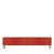 Contemporary Flexor Red Polished-Lacquered Wood and Aluminum Living Sideboard by Robert Stadler For Sale - Image 3 of 3