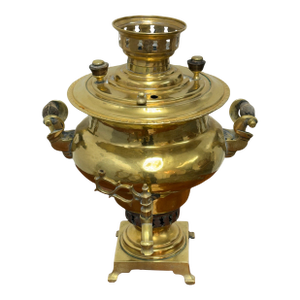 Russian Brass Samovar, Antique