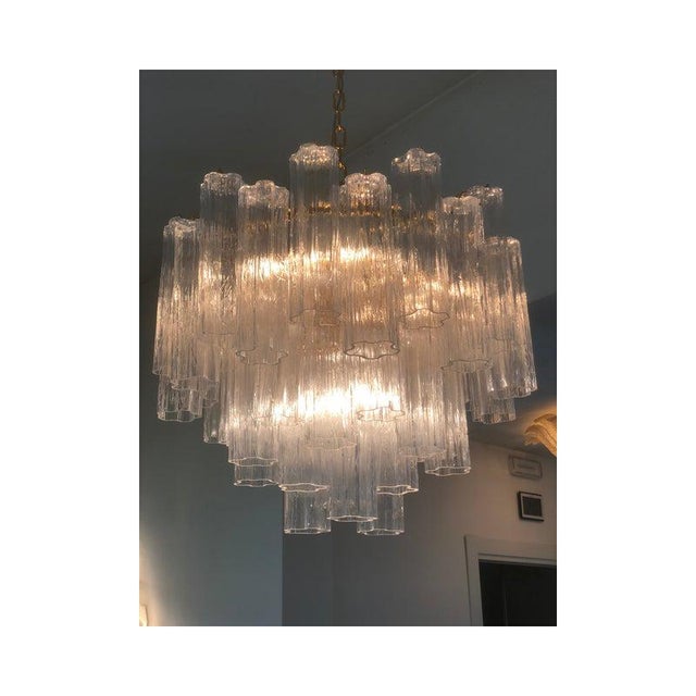 Gold Sputnik Chandeliers in Murano Glass by Simoeng, Set of 2 For Sale - Image 8 of 14