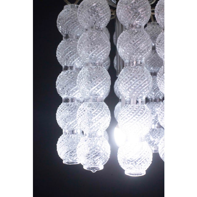 Vintage Murano Glass Chandelier, 1970 For Sale - Image 11 of 11