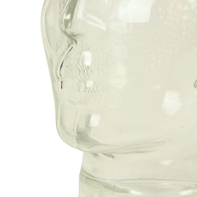 Vintage Glass Display Head, 1960s For Sale - Image 8 of 12