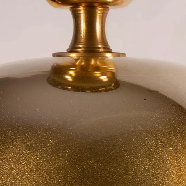 Chinese Classic Shape Gold Mirrored Table Lamps, 1970s, Set of 2 For Sale - Image 4 of 7