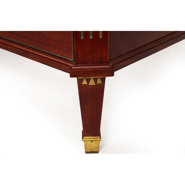 Swedish Gustavian Style Antique Mahogany Chest of Drawers Commode For Sale - Image 18 of 18