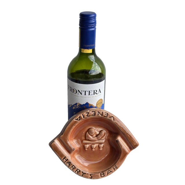 Mid 20th Century Vintage Harry's Bar Venezia Ceramic Ashtray For Sale - Image 5 of 16