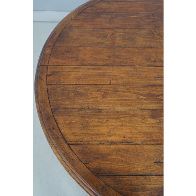Guy Chaddok Round Distressed Dining Room Table For Sale In Philadelphia - Image 6 of 18