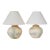 Vintage 1980s Postmodern Sculptural Ceramic Table Lamps – a Pair For Sale