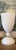 Glass Large Murano White Glass Vase With Clear Faceted Knop, Italy, Circa 1970's. For Sale - Image 7 of 7