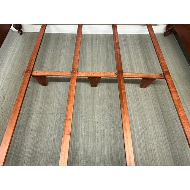 Eastern King Ethan Allen British Classics Sleigh Bed Frame For Sale - Image 11 of 12