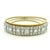 French Art Deco Platinum, 18k Gold & 6.11 Carat Diamond Bracelet, Circa 1930 For Sale - Image 9 of 11