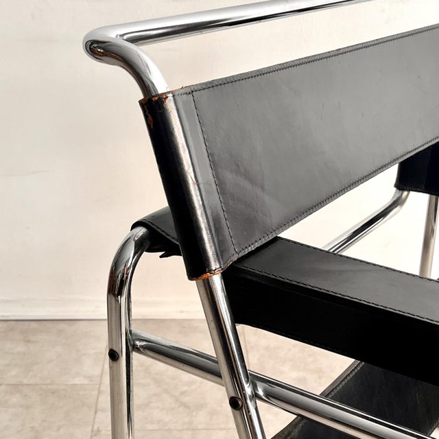 Gavina Wassily Armchairs by Marcel Breuer for Gavina, 1970s, Set of 2 For Sale - Image 4 of 18