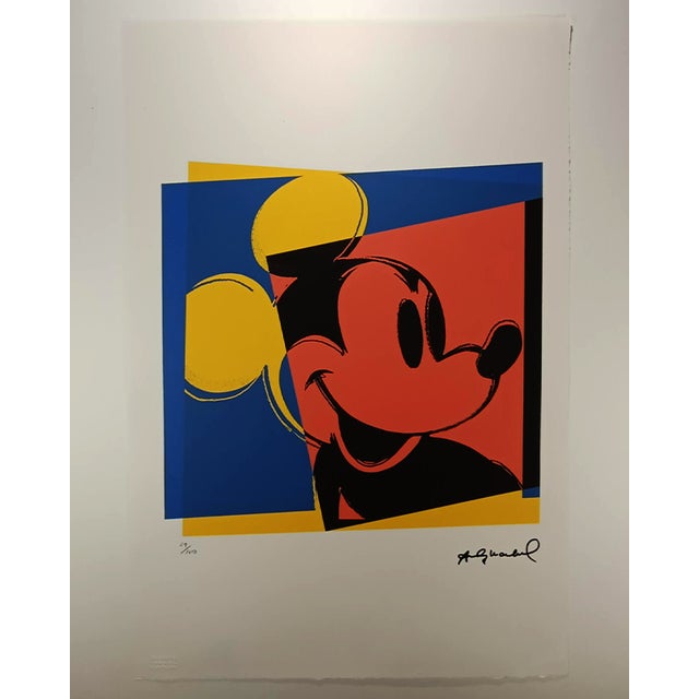 After Andy Warhol, Mickey Mouse, 1980s, Lithograph For Sale