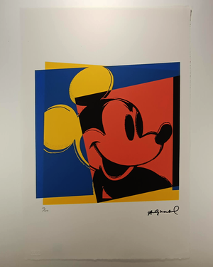 After Andy Warhol, Mickey Mouse, 1980s, Lithograph