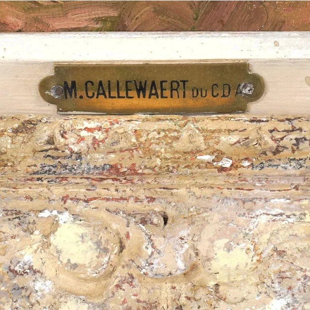 Maurice Callewaert, Young Dancer, 1930, Oil on Canvas, Framed For Sale - Image 9 of 11